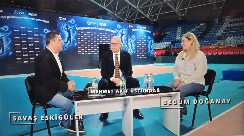 TVF Başkanı Üstündağ Voleybol Aktüel TV'ye Konuştu